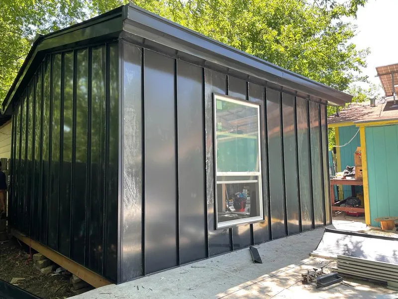 Black standing seam metal wall panels for Metal Roof Installation in Duanesburg